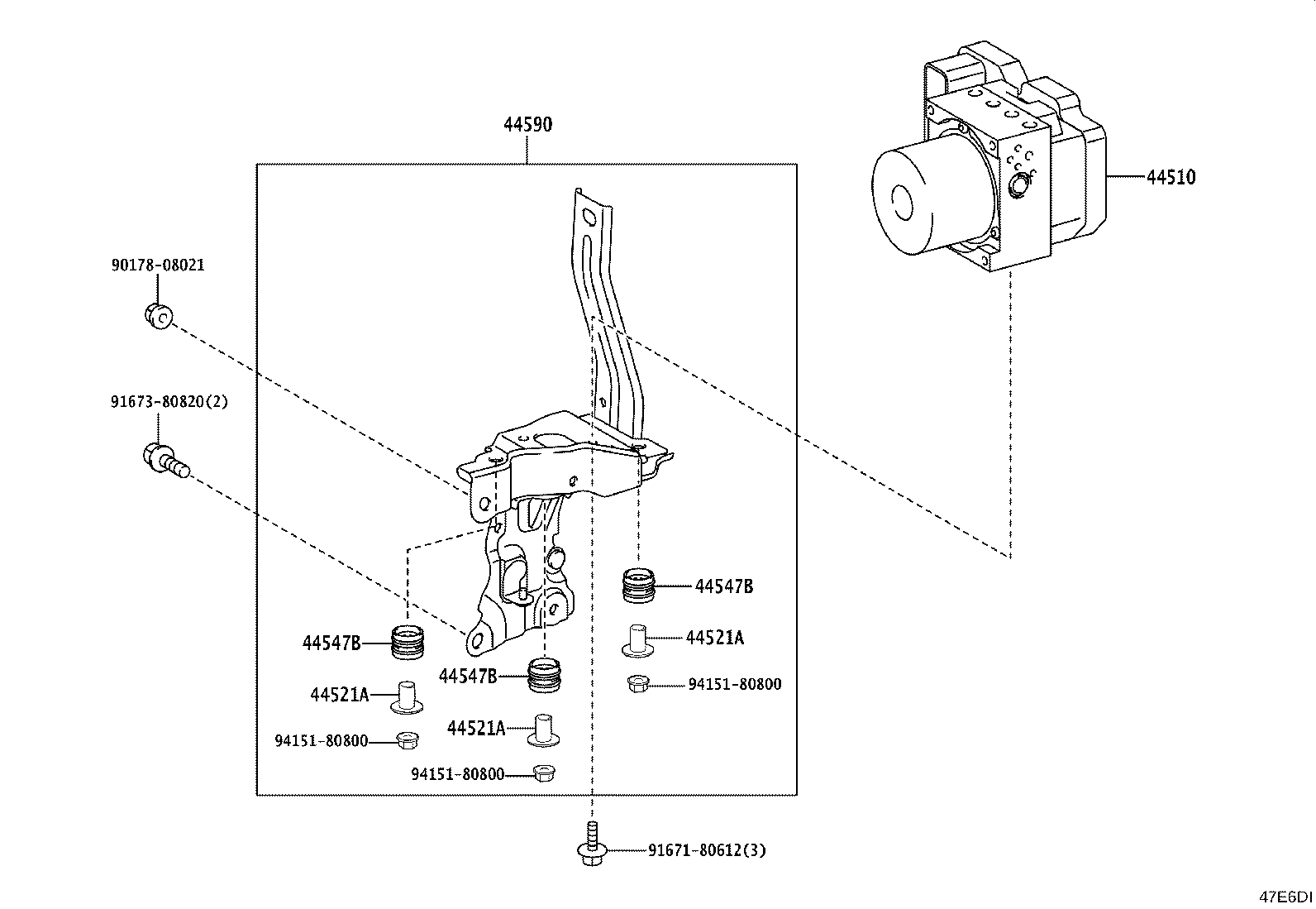 44050-30M20 ACTUATOR ASSY, BRAKE product image