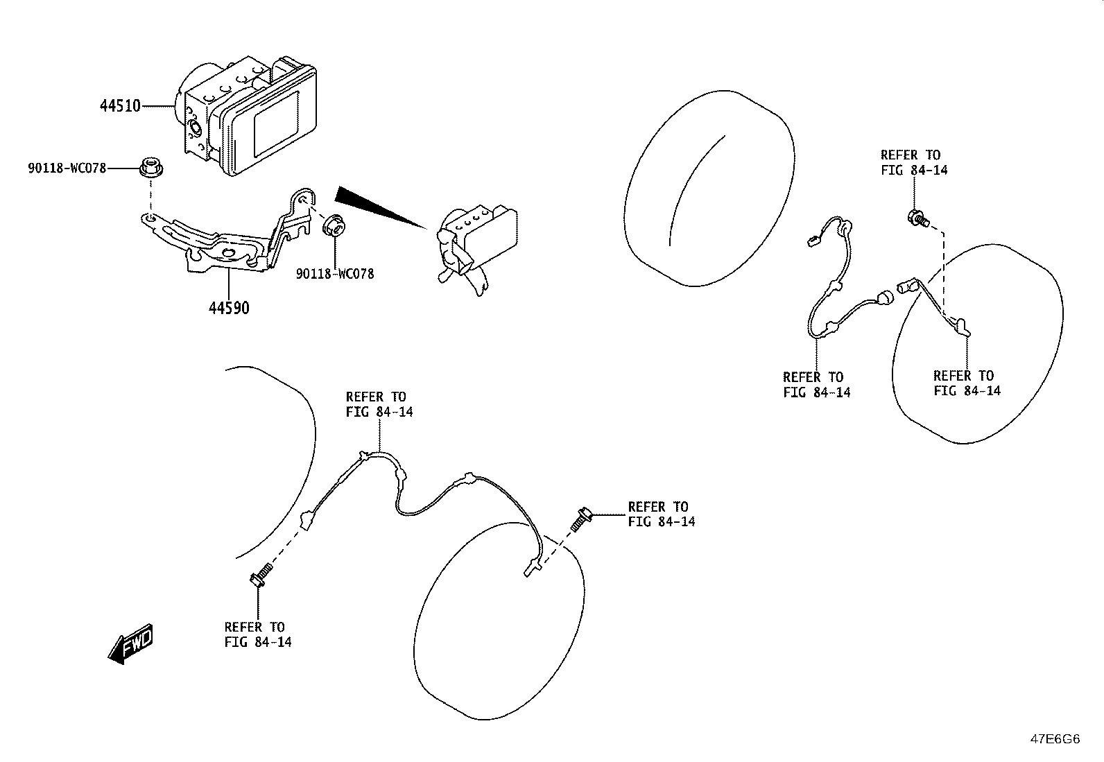 44050-WC039 ACTUATOR ASSY, BRAKE product image