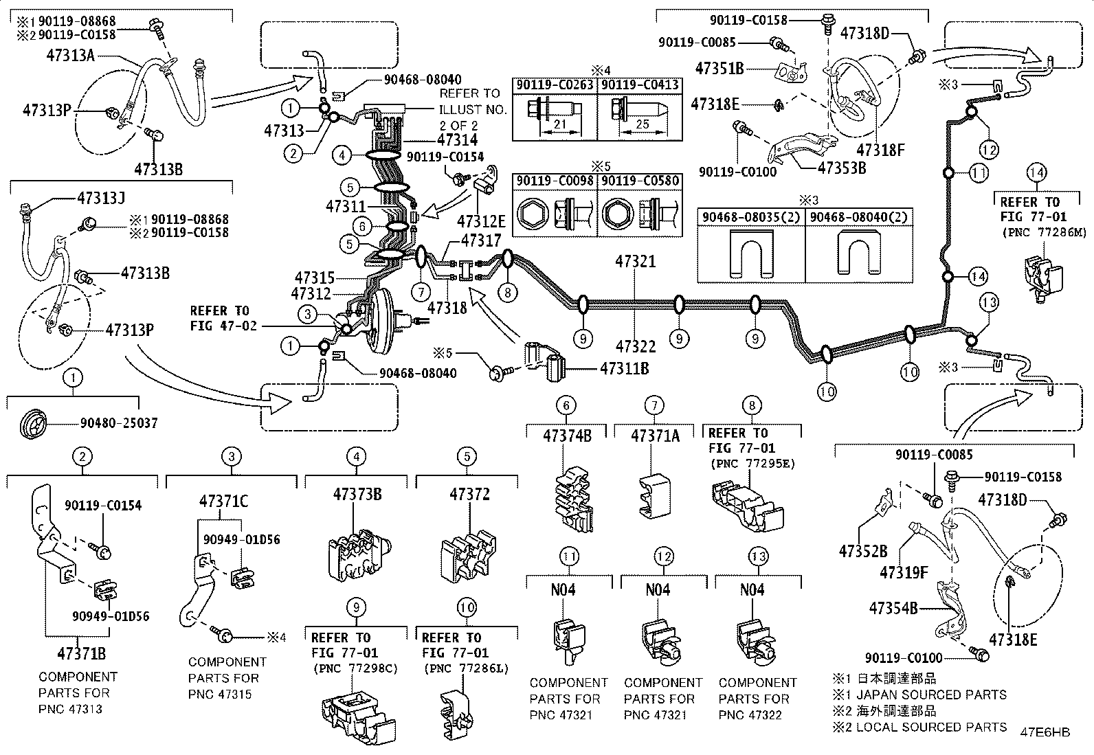 44590-07040 BRACKET ASSY, BRAKE ACTUATOR product image
