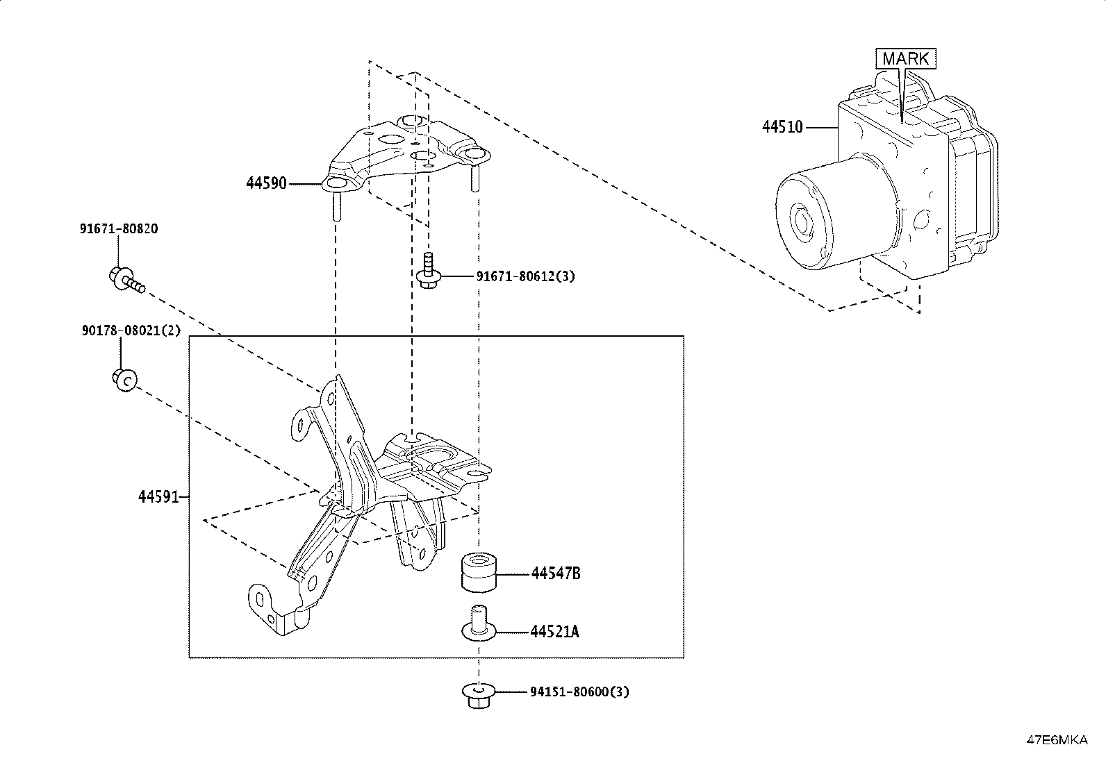 44050-5C150 ACTUATOR ASSY, BRAKE product image