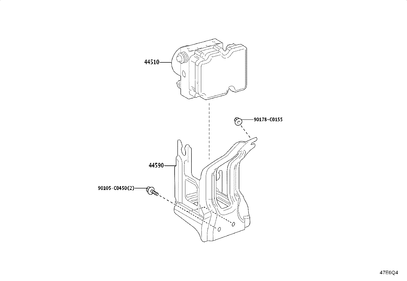44050-YL010 ACTUATOR ASSY, BRAKE product image