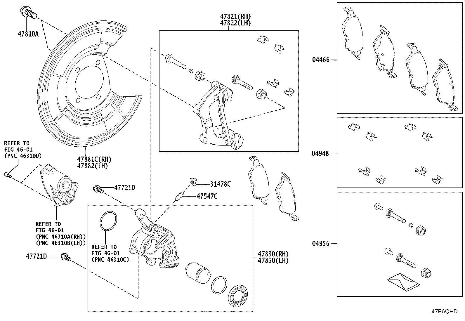 04956-02110 SLIDE PIN KIT, REAR DISC BRAKE CYLINDER product image