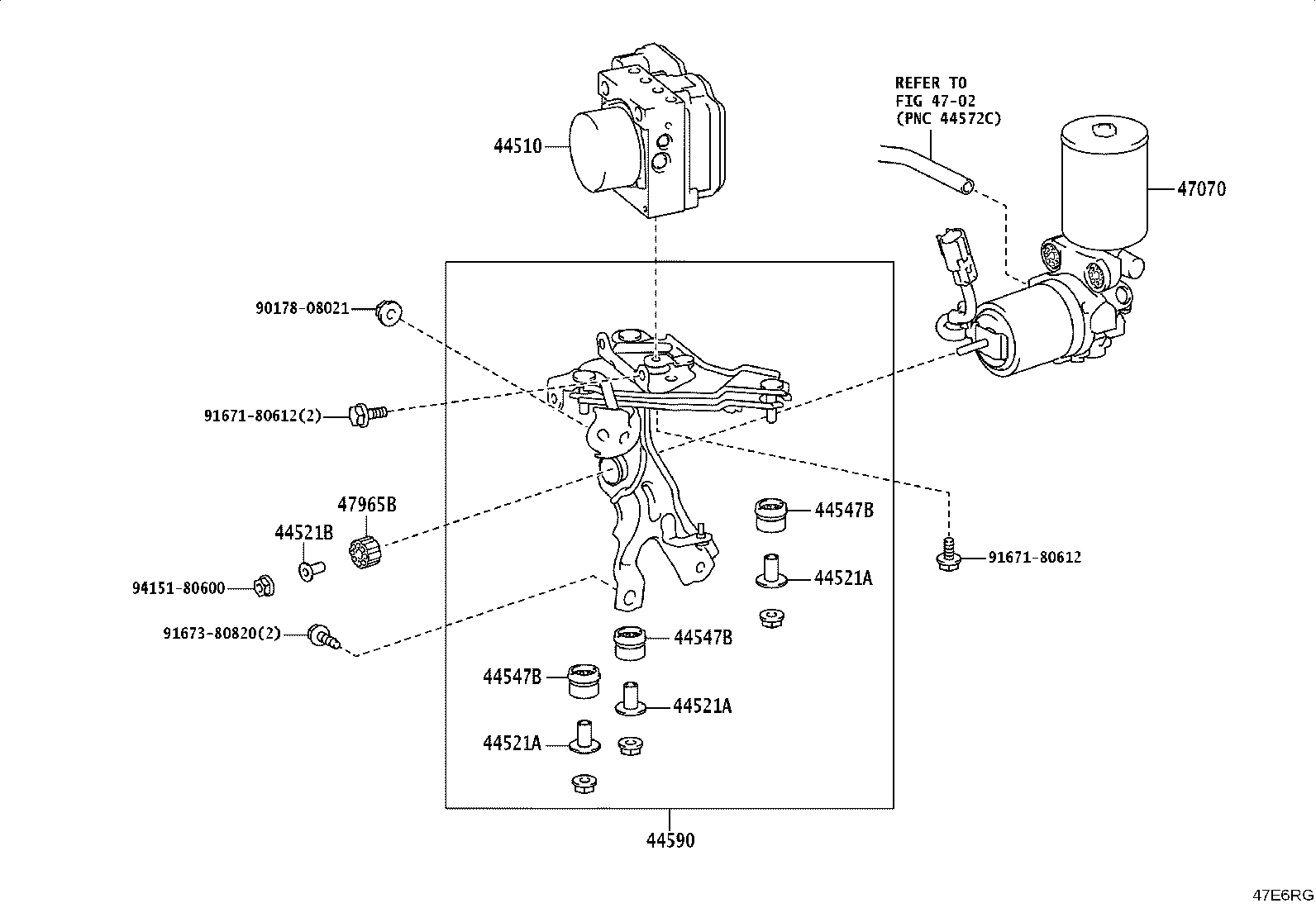 44050-48N00 ACTUATOR ASSY, BRAKE product image