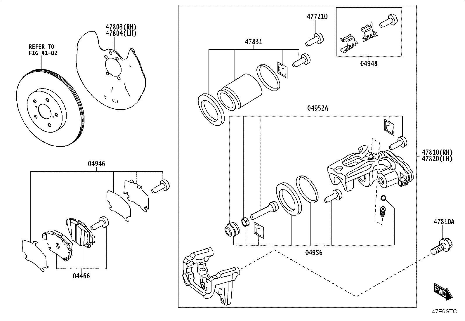 04479-WC007 PISTON, REAR DISC BRAKE product image