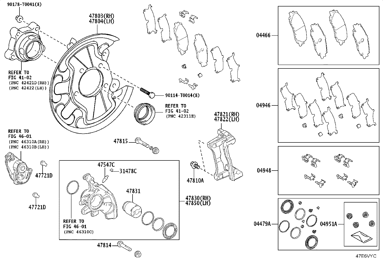 47814-0K070 PIN, CYLINDER SLIDE, NO.1(FOR REAR DISC BRAKE) product image