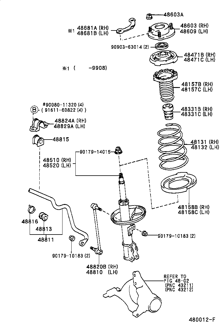 48131-33770 SPRING, FRONT COIL, RH product image