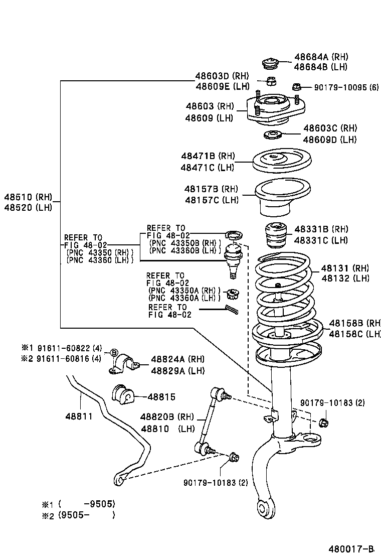 48157-20160 INSULATOR, FRONT COIL SPRING, UPPER RH product image