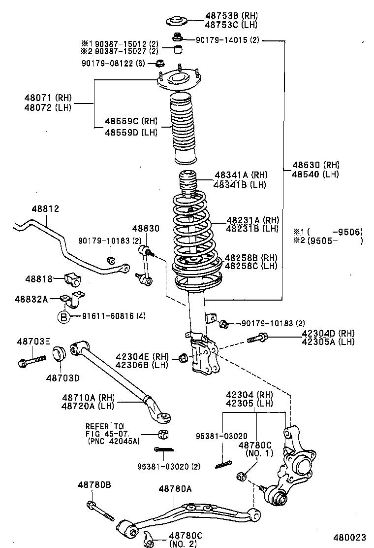 48231-2G410 SPRING, COIL, REAR RH product image