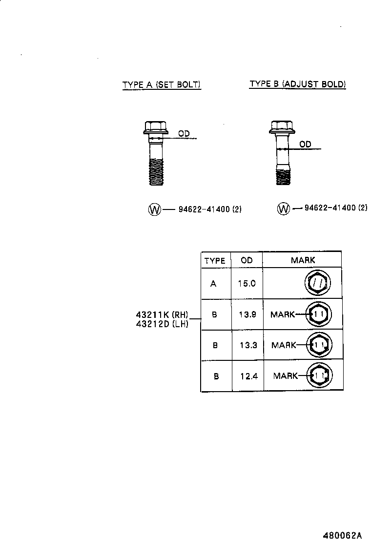 48652-16030 BRACKET, FRONT LOWER ARM product image