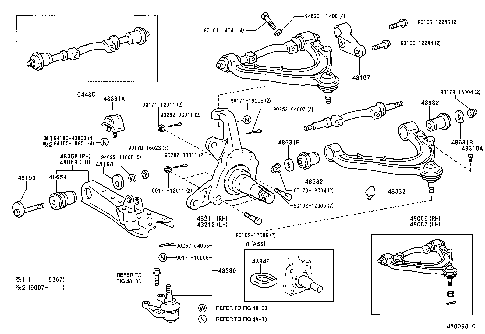 48061-26050 BUSH, LOWER ARM product image
