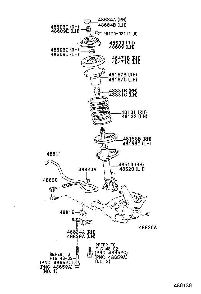 48131-02440 SPRING, FRONT COIL, RH product image