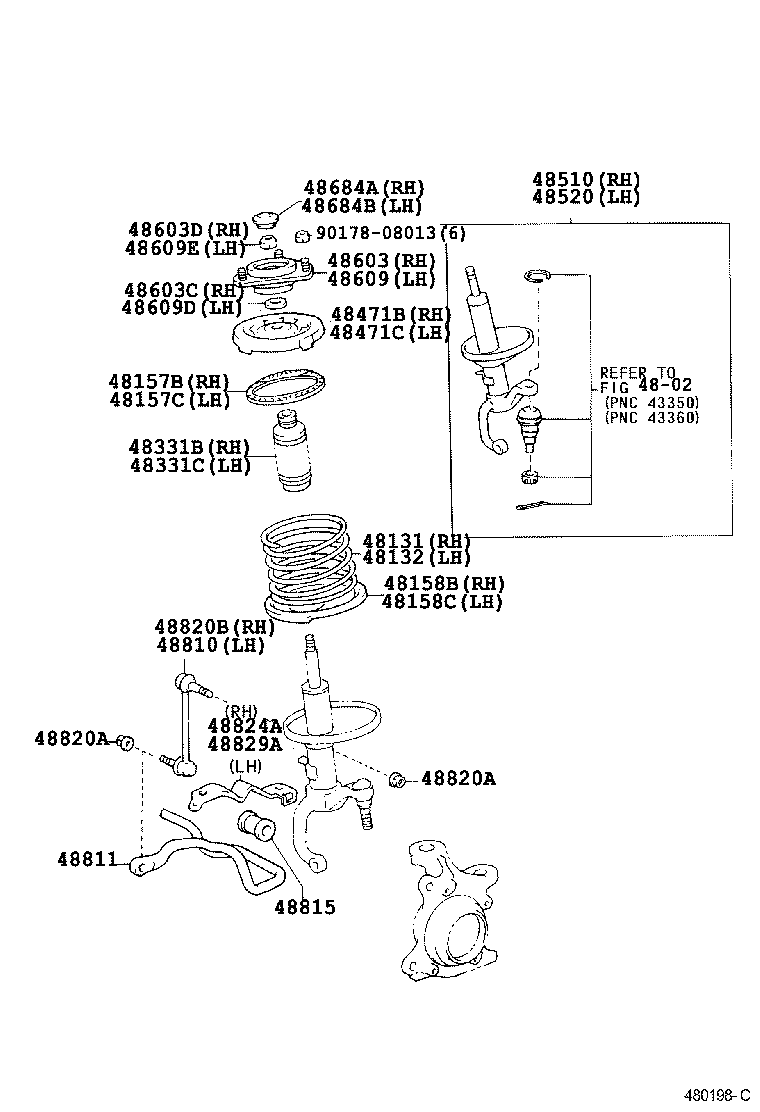 48131-1L830 SPRING, FRONT COIL, RH product image