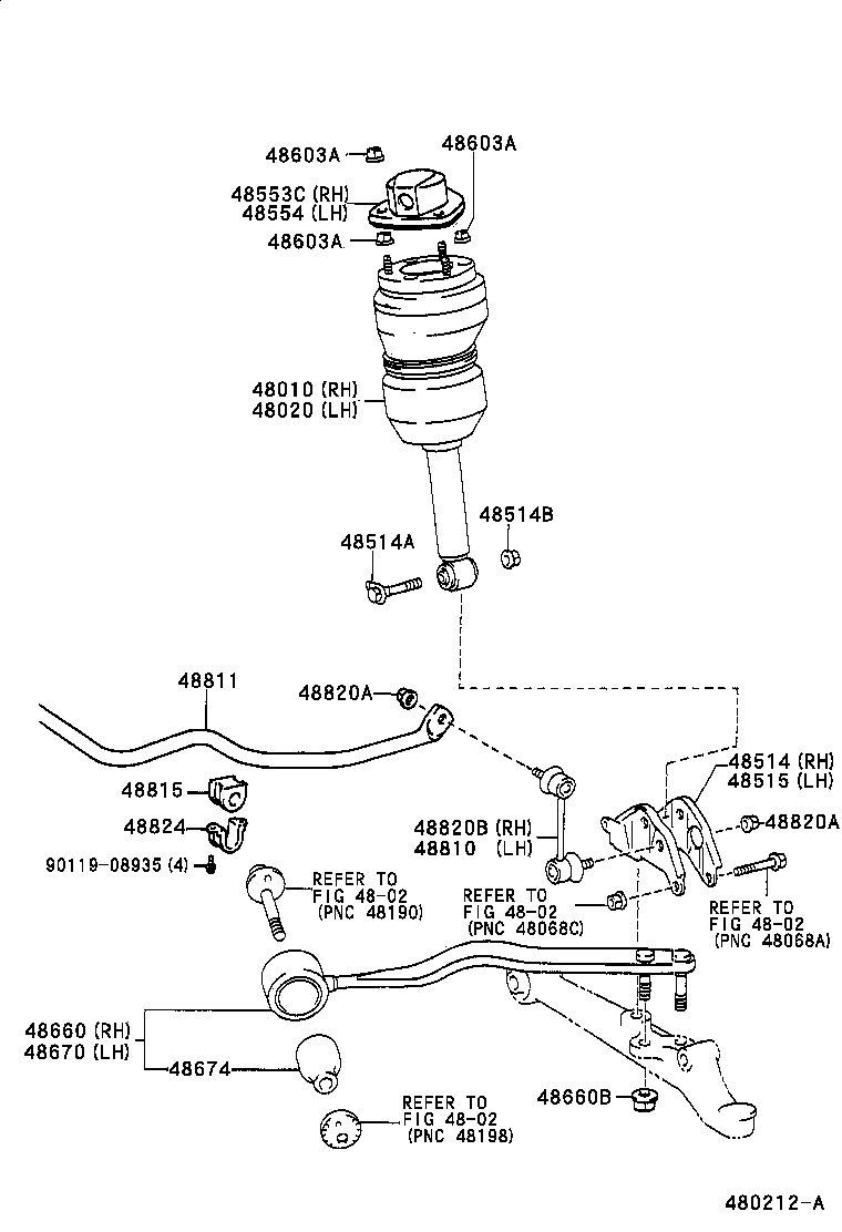 48815-40070 BUSH, FRONT STABILIZER BAR, NO.1 product image