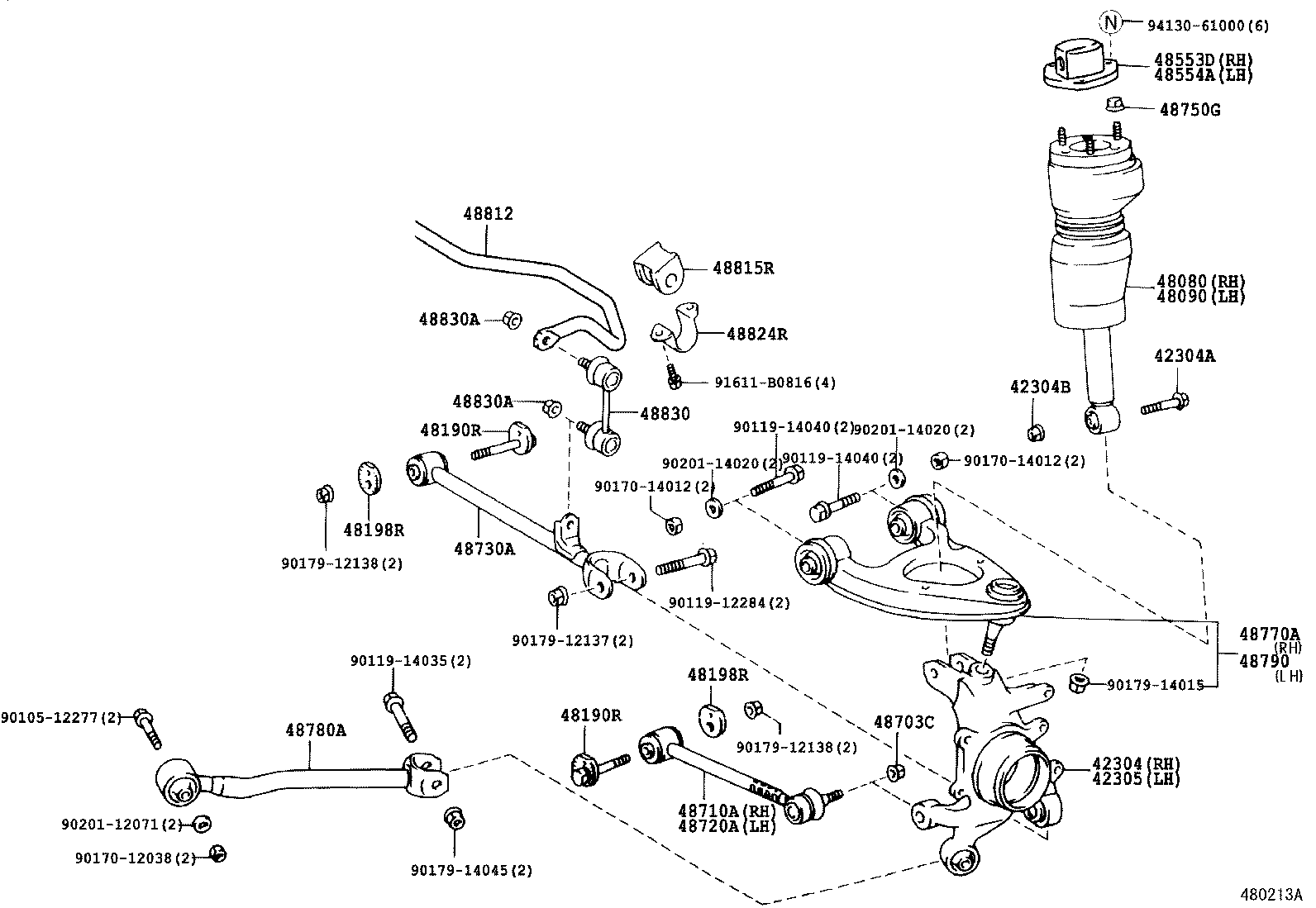 48190-22030 CAM ASSY, CAMBER ADJUST product image