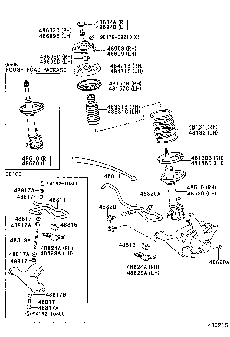 48131-1K690 SPRING, FRONT COIL, RH product image