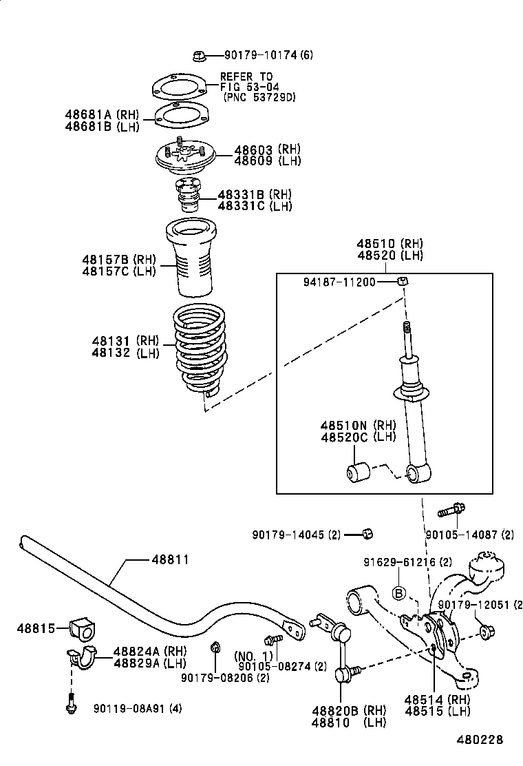 48131-3A110 SPRING, FRONT COIL, RH product image