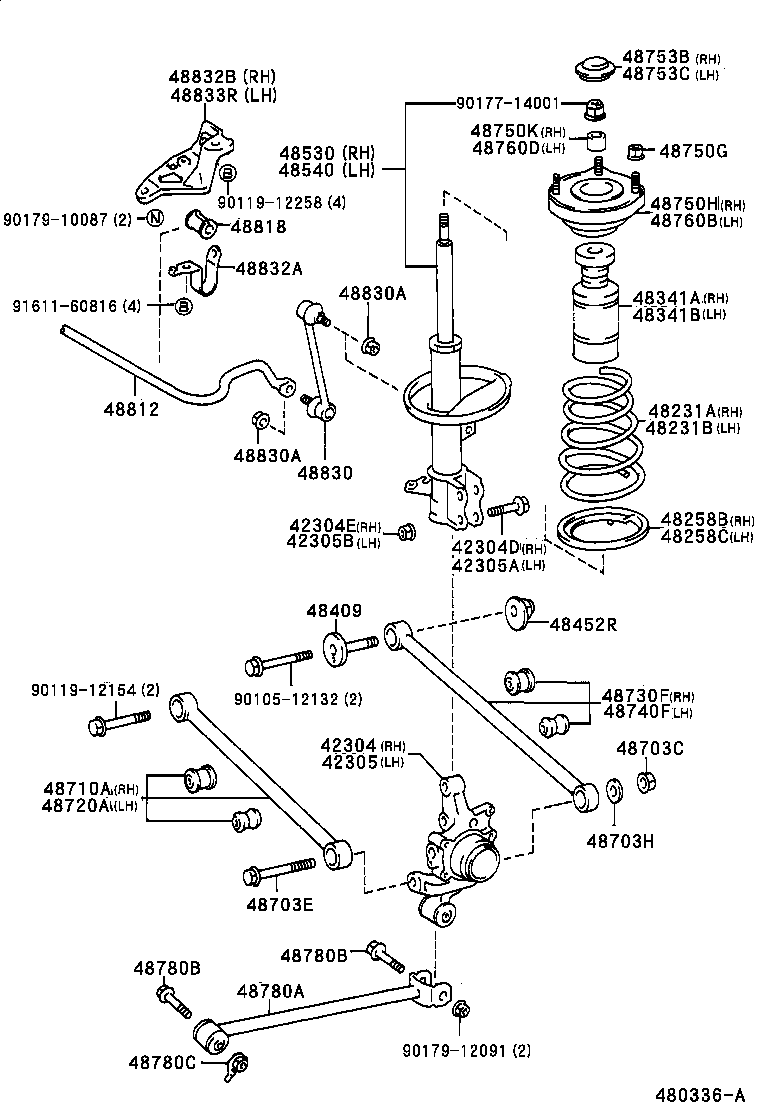48818-32100 BUSH, STABILIZER, REAR product image