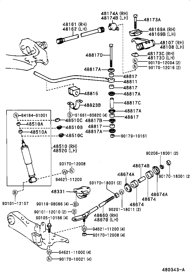48101-36042 LEAF, FRONT SPRING, NO.1 product image