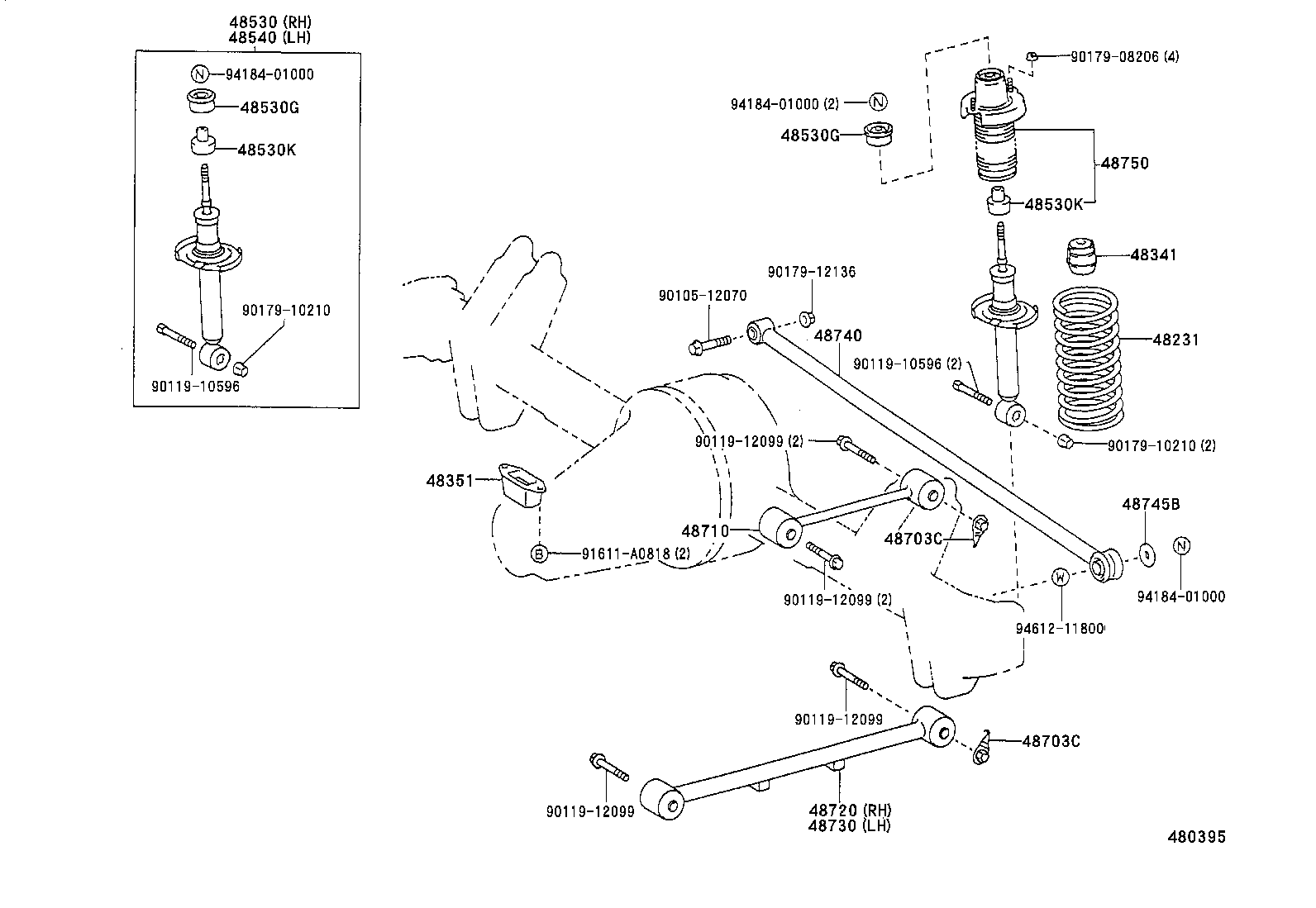 48231-10380 SPRING, COIL, REAR product image