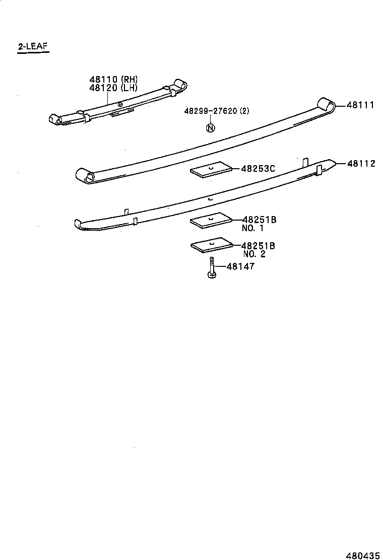 48511-29745 ABSORBER ASSY, SHOCK, FRONT RH product image