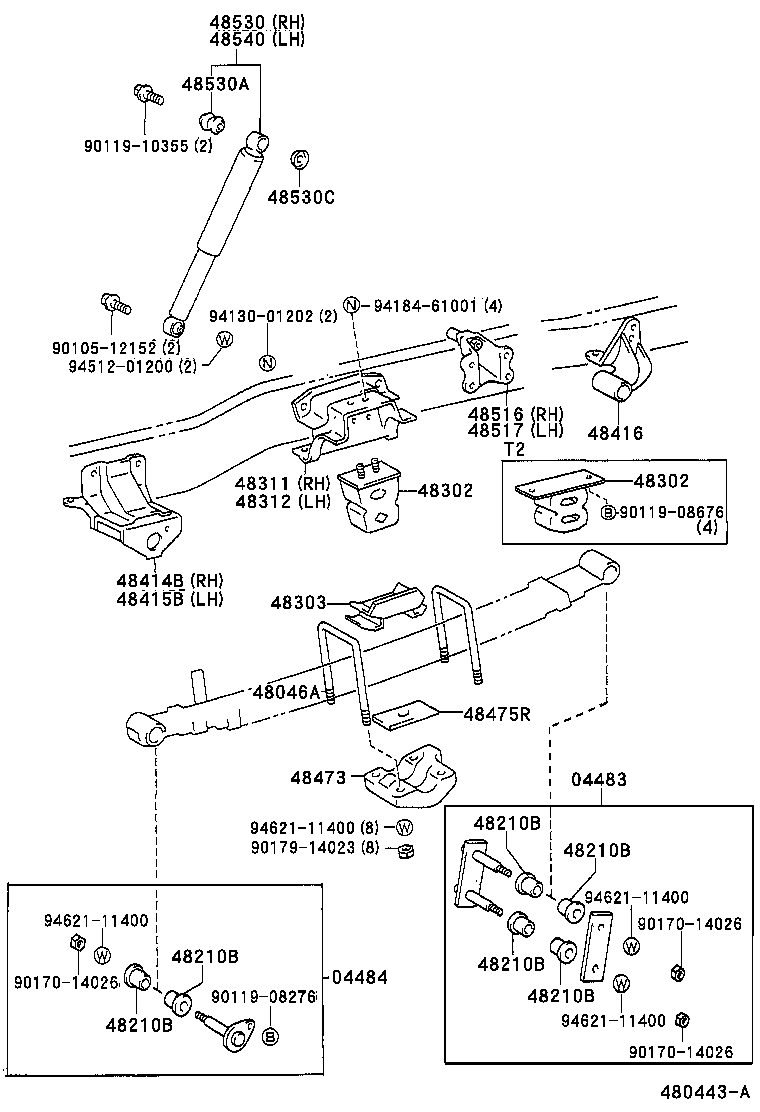 48213-2E100 LEAF, REAR SPRING, NO.3 product image
