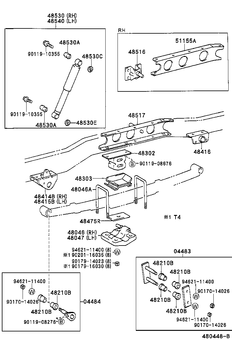48213-2E100 LEAF, REAR SPRING, NO.3 product image