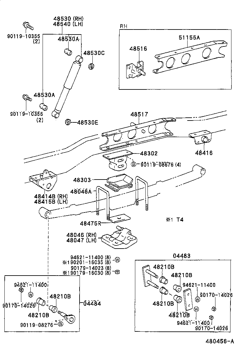 48213-2E100 LEAF, REAR SPRING, NO.3 product image