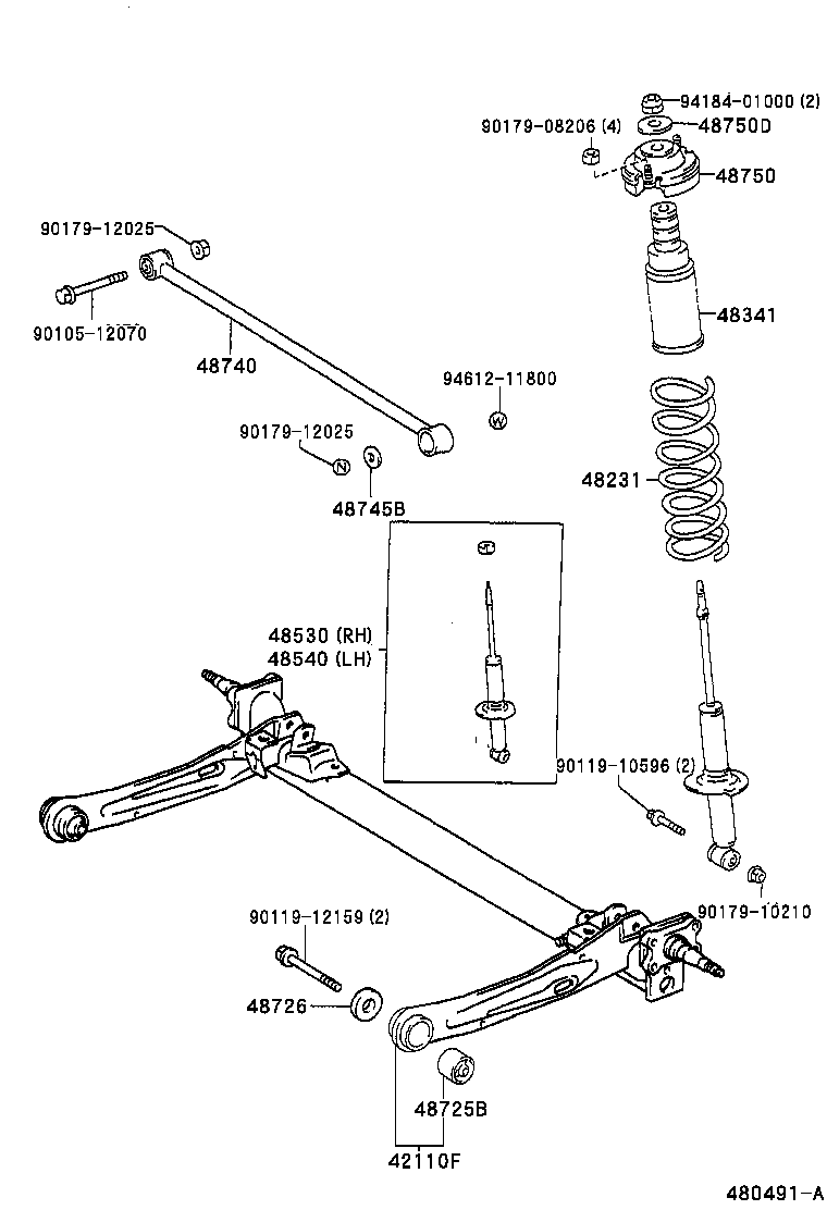 48231-10380 SPRING, COIL, REAR product image
