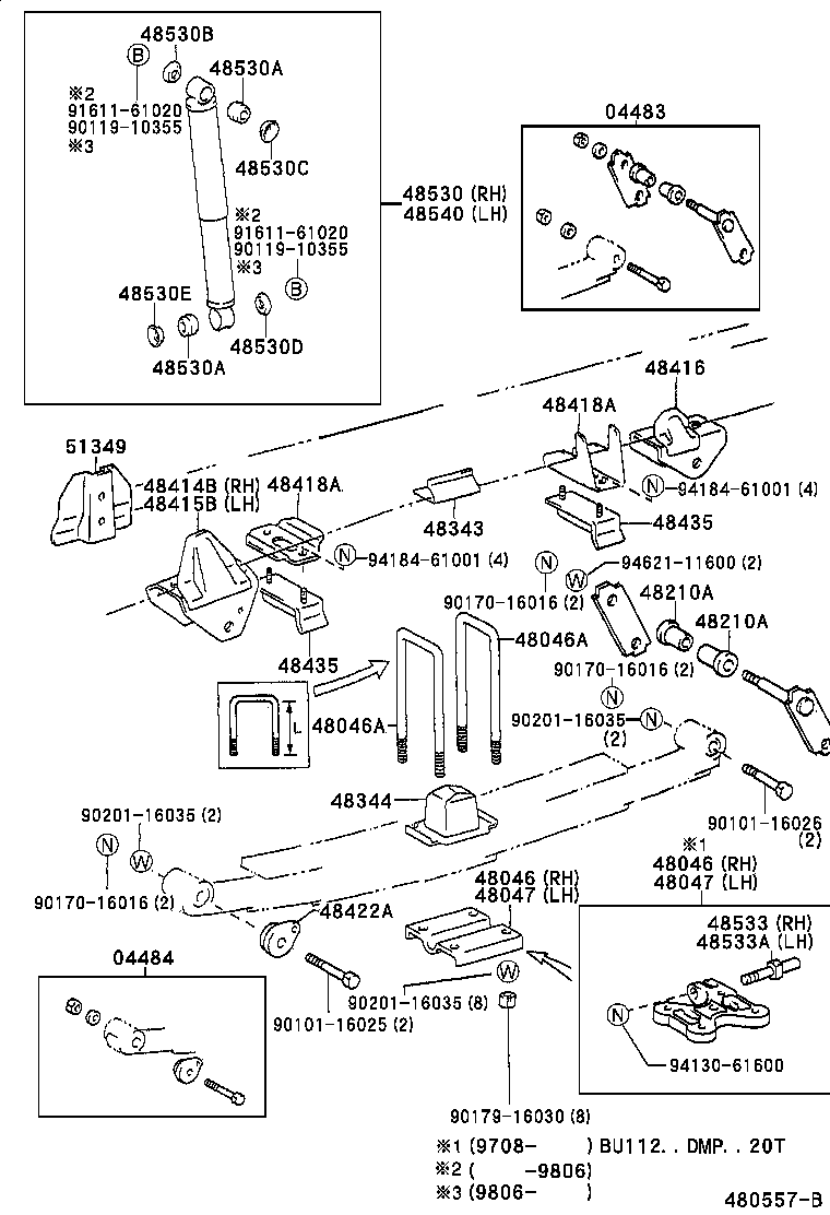 48202-3B443 LEAF, REAR SPRING, NO.3 product image