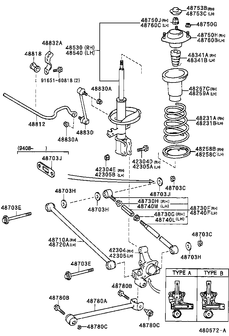48818-06041 BUSH, STABILIZER, REAR product image
