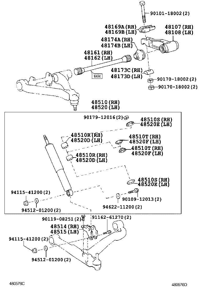 48471-36010 SEAT, FRONT SPRING, RH product image