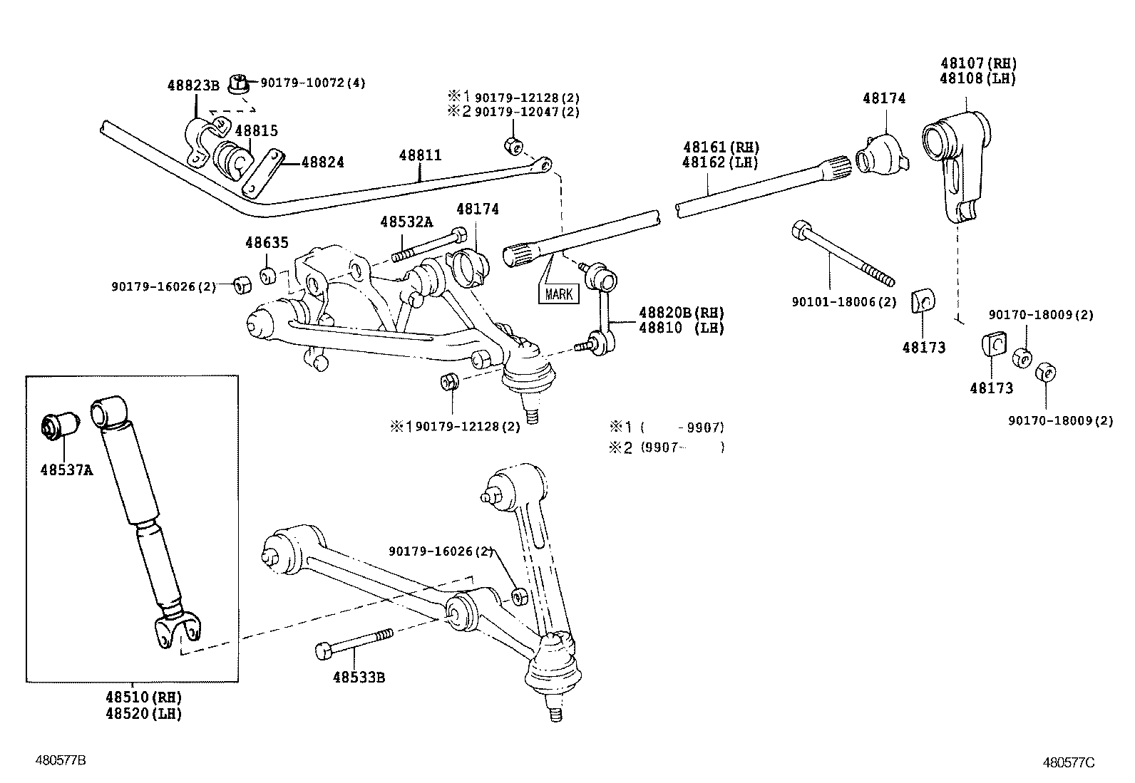 48471-36010 SEAT, FRONT SPRING, RH product image