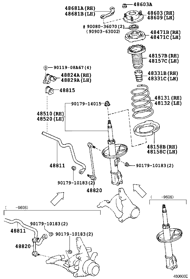 48131-AC010 SPRING, FRONT COIL, RH product image
