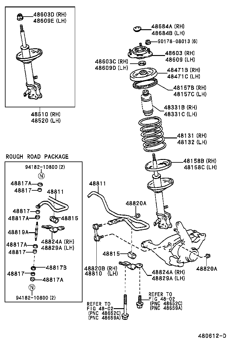 48157-02040 INSULATOR, FRONT COIL SPRING, UPPER RH product image