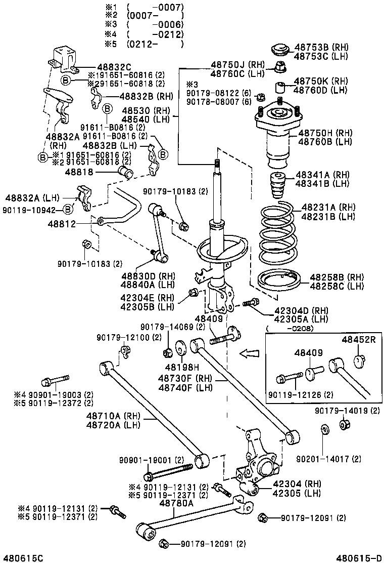 48231-48060 SPRING, COIL, REAR RH product image
