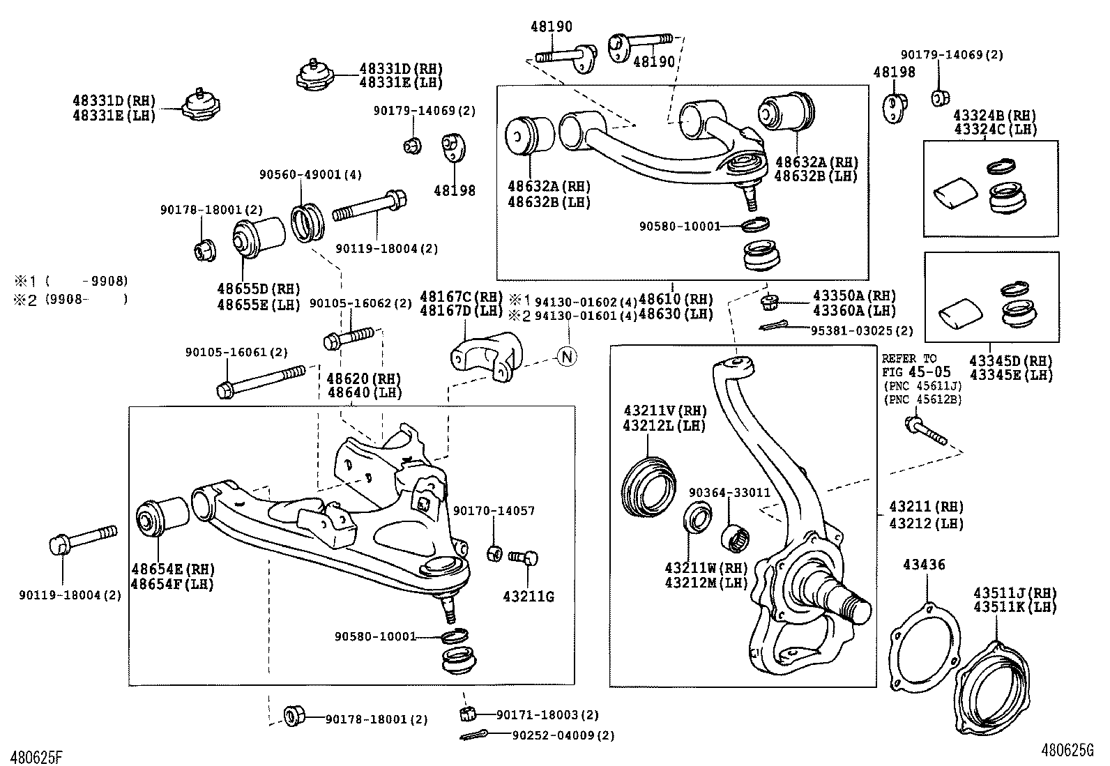 43436-60020 GASKET, KNUCKLE SPINDLE OIL RETAINER product image