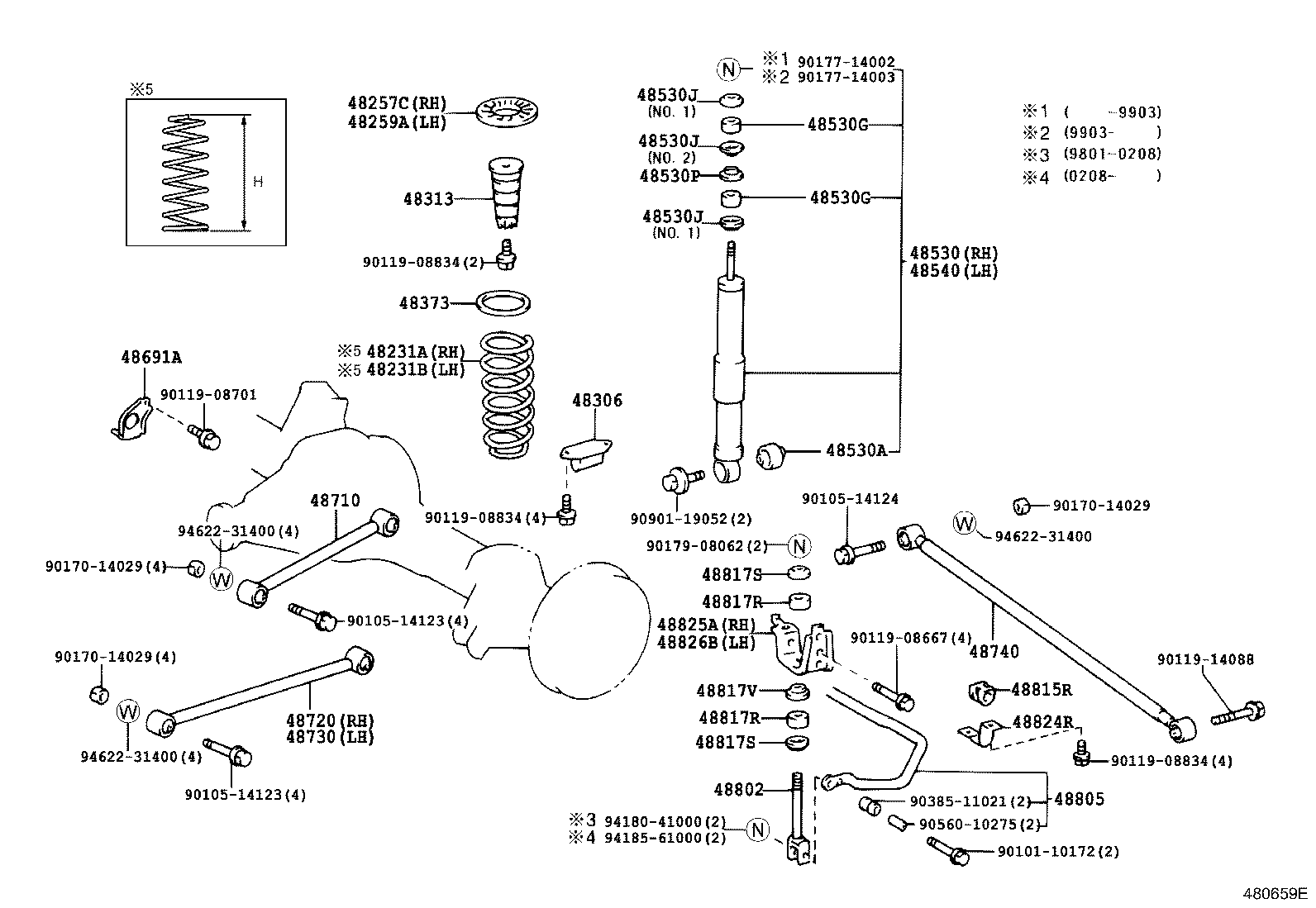 48815-26250 BUSH, STABILIZER(FOR REAR) product image