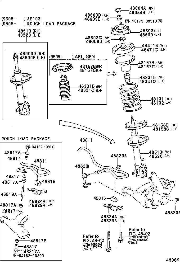 48131-1K700 SPRING, FRONT COIL, RH product image