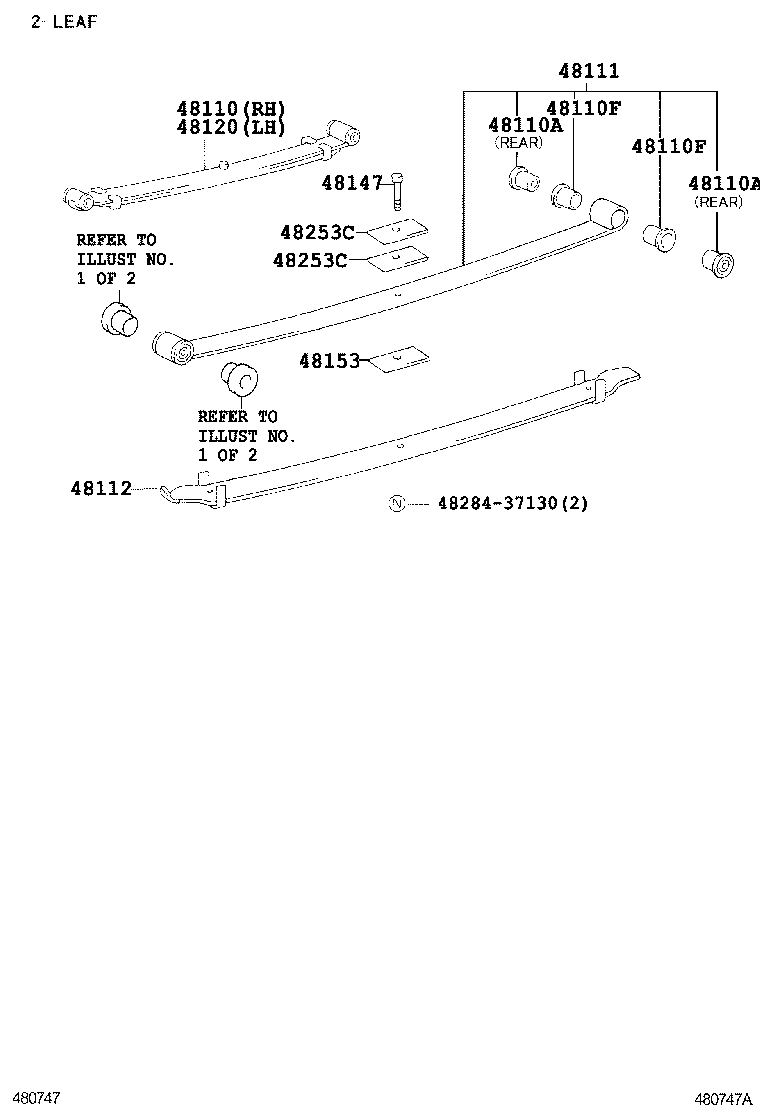 48511-80017 ABSORBER ASSY, SHOCK, FRONT RH product image