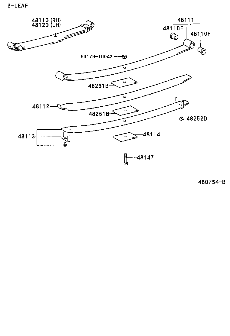 48511-80015 ABSORBER ASSY, SHOCK, FRONT RH product image