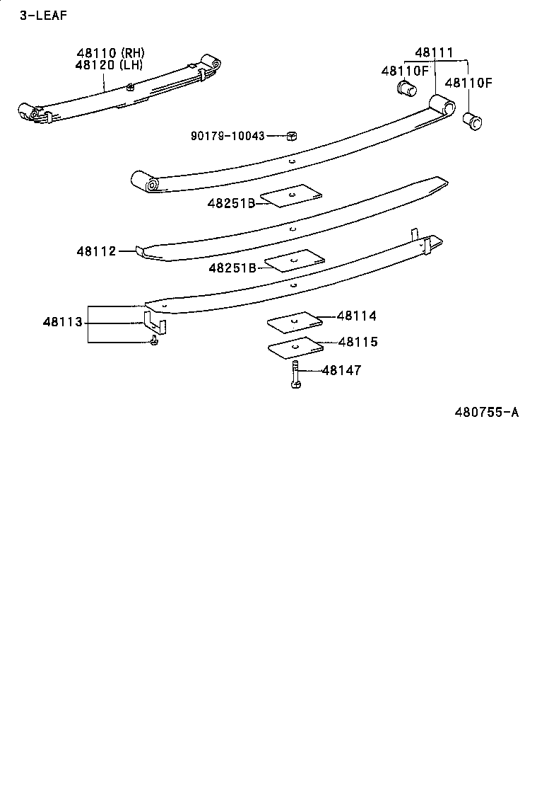 48511-80015 ABSORBER ASSY, SHOCK, FRONT RH product image