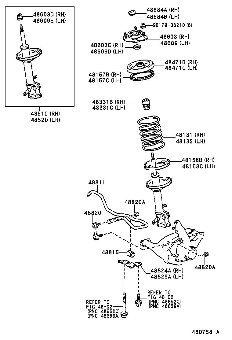 48131-1L590 SPRING, FRONT COIL, RH product image