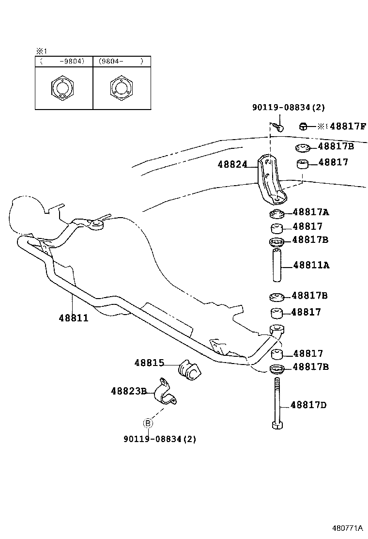 48131-60481 SPRING, FRONT COIL, RH product image