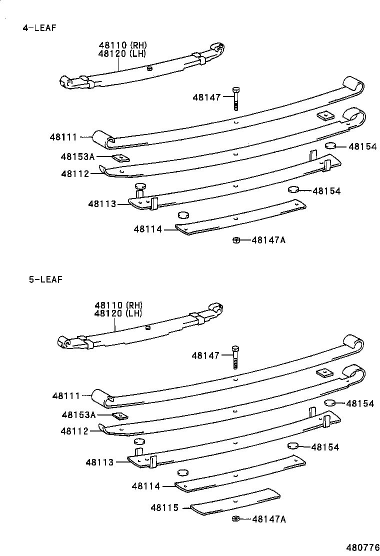 48131-60491 SPRING, FRONT COIL, RH product image