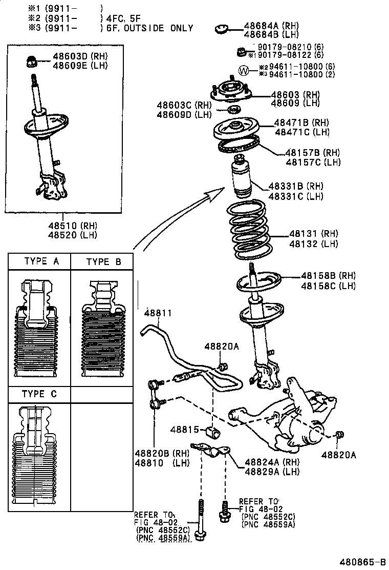 48157-02040 INSULATOR, FRONT COIL SPRING, UPPER RH product image
