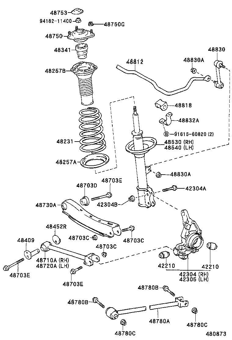 48231-32270 SPRING, COIL, REAR product image