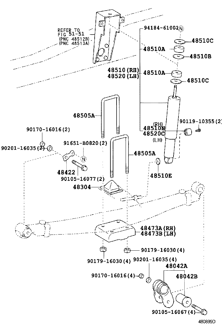 48101-37850 LEAF, FRONT SPRING, NO.1 product image