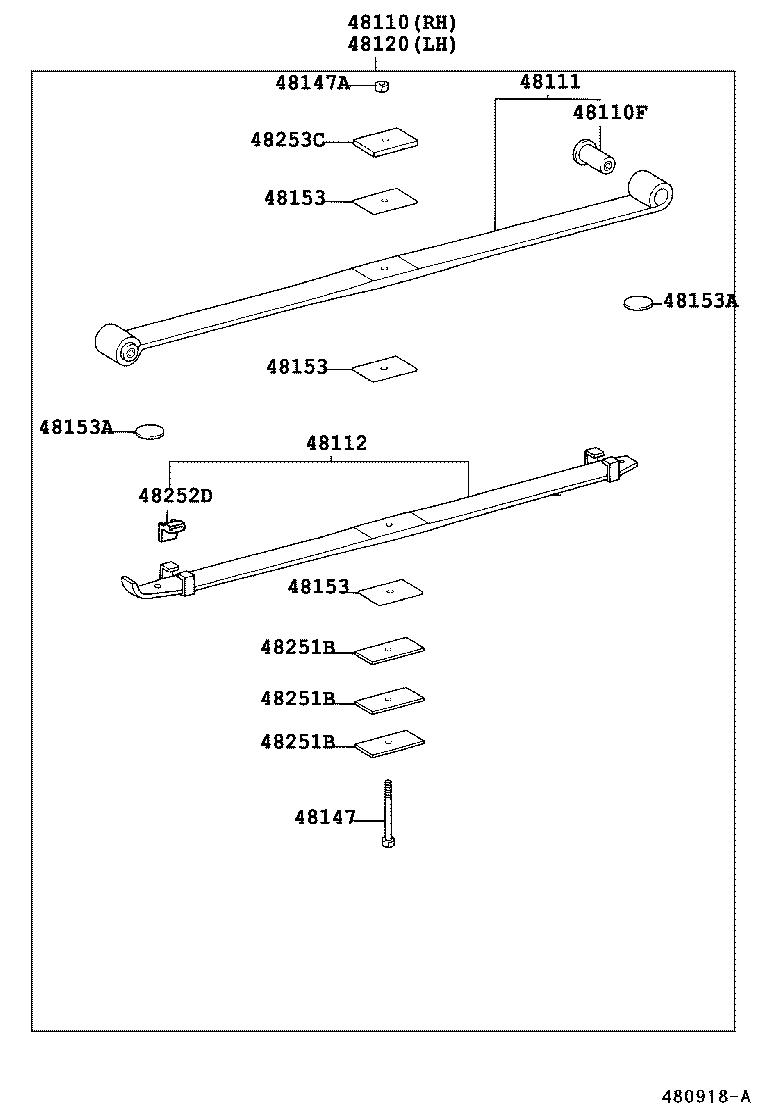48511-89215 ABSORBER ASSY, SHOCK, FRONT RH product image