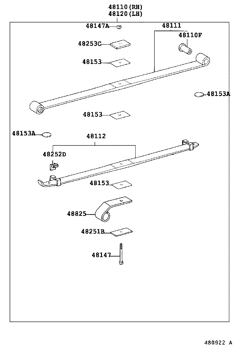 48511-89215 ABSORBER ASSY, SHOCK, FRONT RH product image