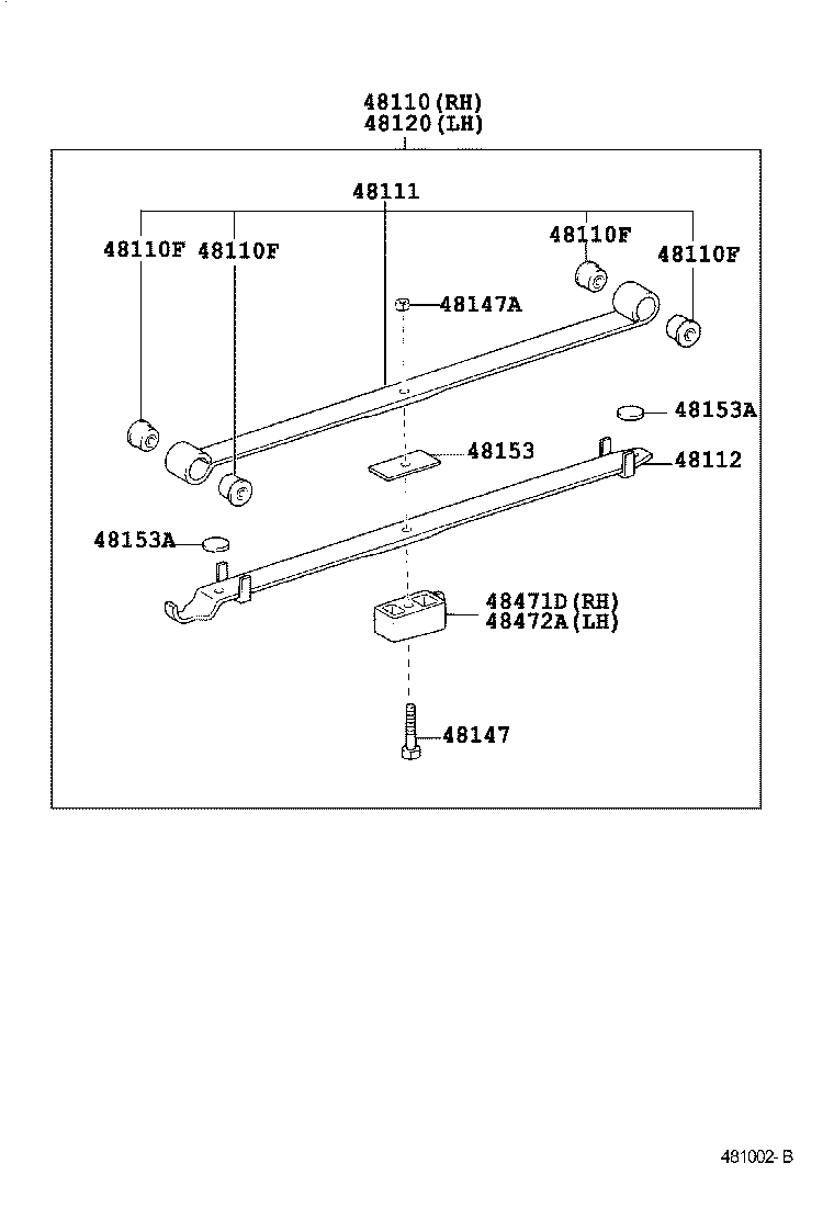 48511-80082 ABSORBER ASSY, SHOCK, FRONT RH product image